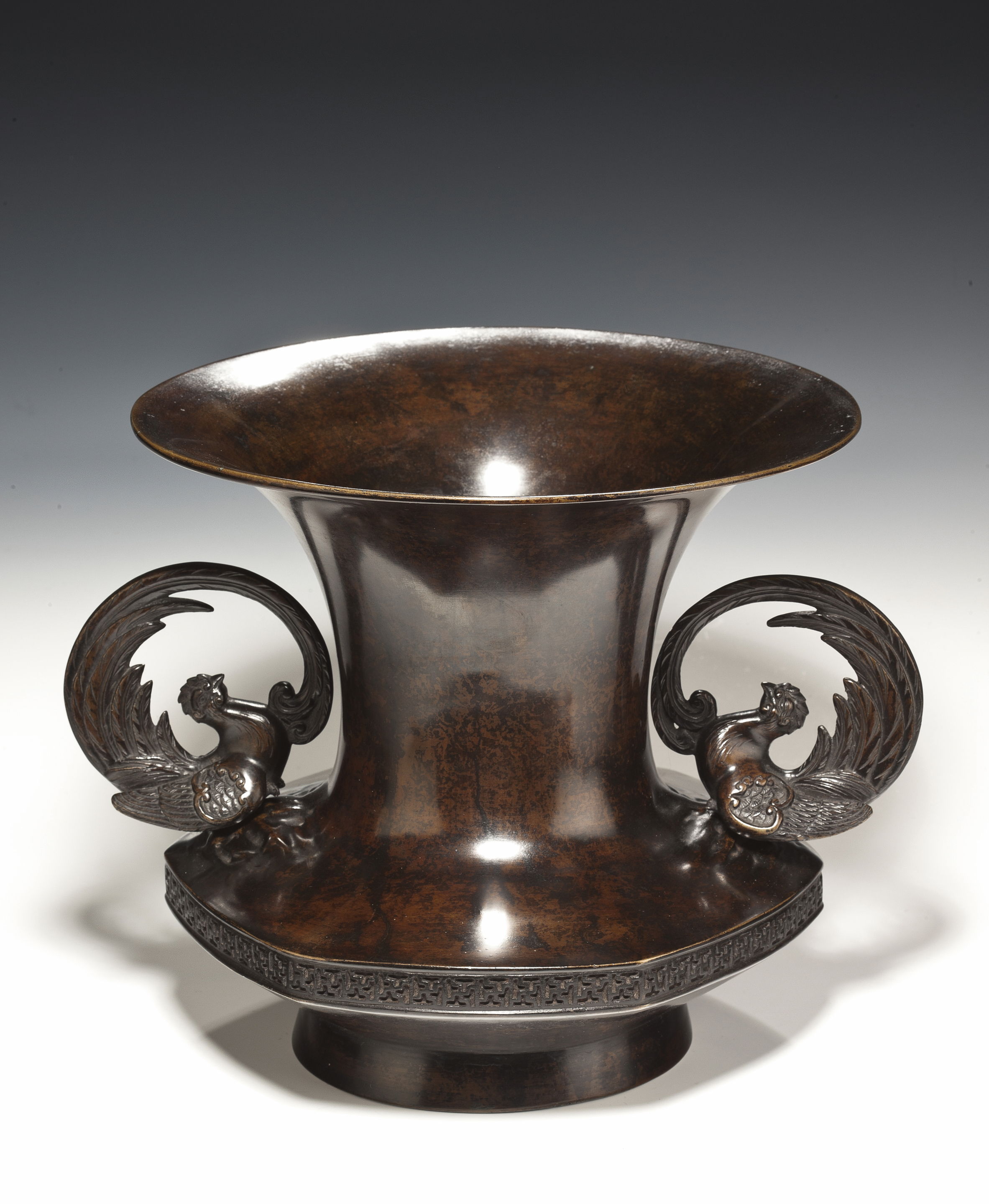 chinese bronze vases antique enamels