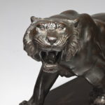 tiger face statue