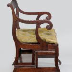 antique chair side view