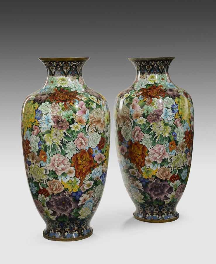 flower pattern vase