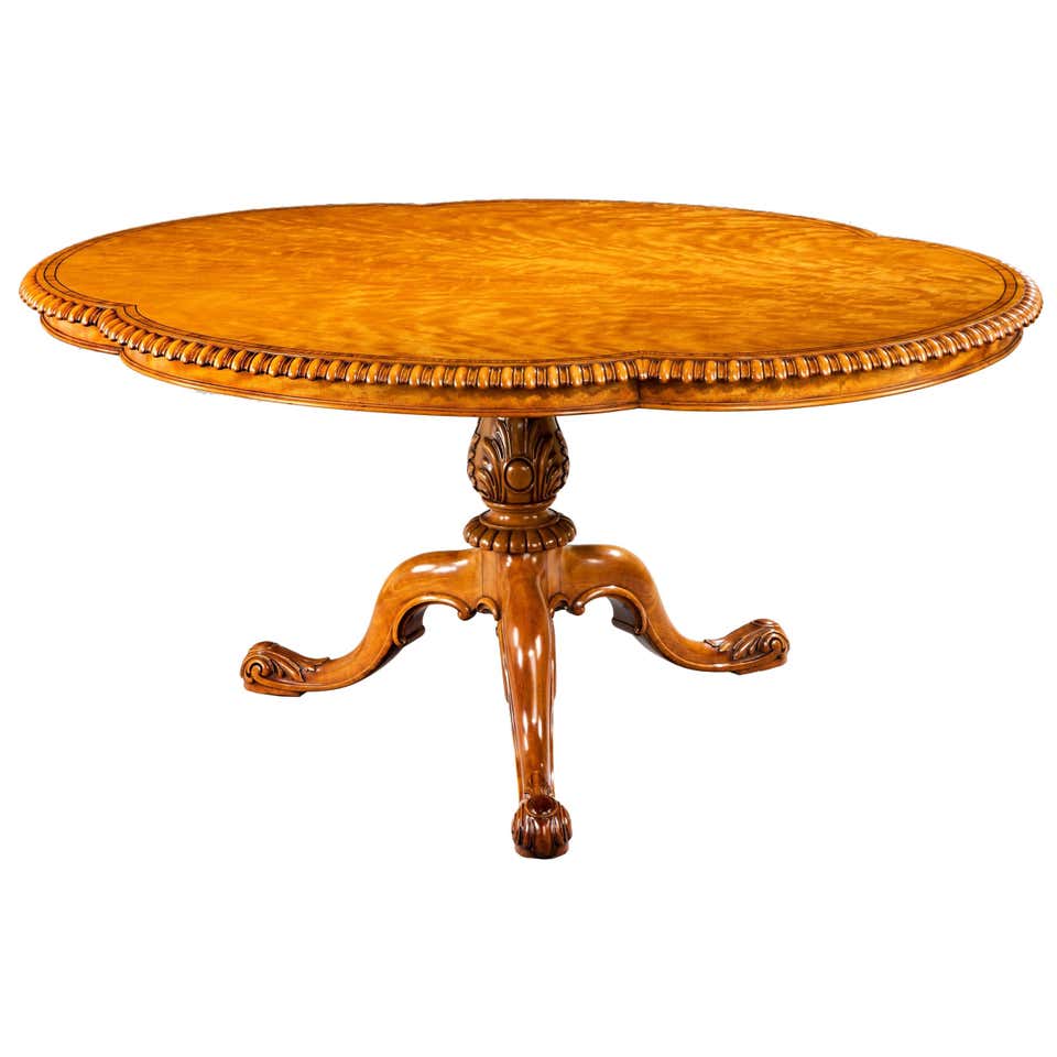 Gillow Satinwood Centre Table