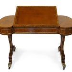 top view of antique table