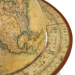 antique globe closeup