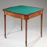 Wooden Table with Green Felt top