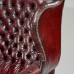leather arm-chair side