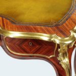 antique table leg gold trim