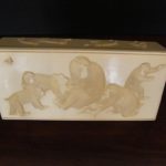 antique monkey box