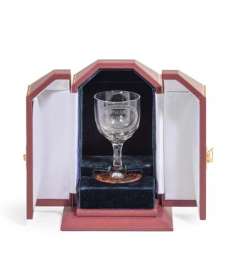 Admiral Viscount Nelson’s wine glass commemorating the Battle of Copenhagen
