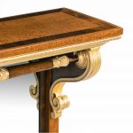 rosewood and gilt console close up