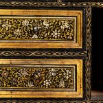 6489English table cabinet, c1720. detail