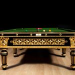 Antique Billiard Snooker Pool Table Gilded Cox And Yeman London England
