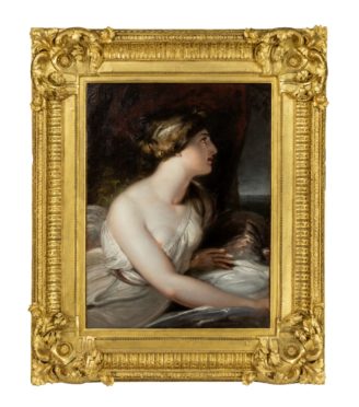 Richard Westall RA (1765–1836) Portrait of Emma, Lady Hamilton as Ariadne