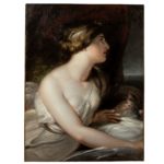 Richard Westall RA (1765–1836) Portrait of Emma, Lady Hamilton as Ariadne
