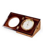 An aneroid desk barometer by C W Dixey,
