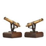 A pair of 19th century ½in. bore signal guns main