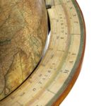 William IV 20 inch terrestrial globe by Cruchley rim