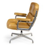 A set of twelve swivel "Time Life Chairs" or lounge chairs, designed by Charles & Ray Eames for Herman Miller in 1960 single side