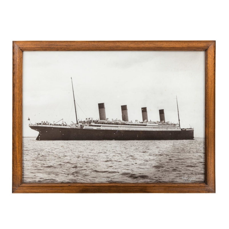 An original and large photograph of R.M.S. Titanic by Beken of Cowes