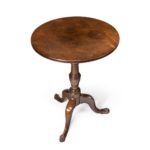 A George III mahogany tilt-top occasional table top