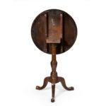 A George III mahogany tilt-top occasional table