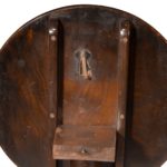 A George III mahogany tilt-top occasional table back