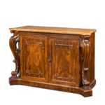 An early Victorian two-door mahogany side cabinet, attributed to Gillow 2