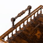 A Regency rosewood book tray attributed to Gillows handle