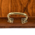 An Anglo-English padouk open butler’s tray handle