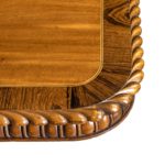 A Scottish mahogany breakfast table detail