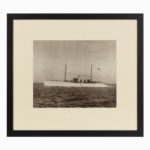 A rare original photograph by Kirks of Cowes of the Gentleman's motor yacht. Circa 1920
