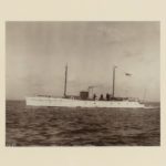 A rare original photograph by Kirks of Cowes of the Gentleman's motor yacht.