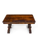 A William IV rosewood partners’ library table top