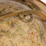 A pair of Cary’s 15-inch table globes top details