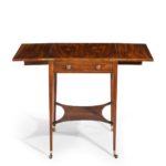 A Sheraton period George III mahogany patience table front