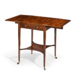 A Sheraton period George III mahogany patience table main