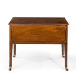 A George III free-standing mahogany architect’s desk back