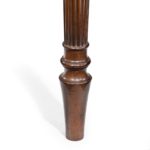 A late Victorian mahogany serving table leg