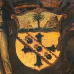 Admiral Lord Nelson's armorial panel from his personal carriage details