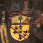 Admiral Lord Nelson's armorial panel from his personal carriage detail 2