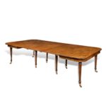 An ‘imperial’ action mahogany extending dining table attributed to Gillows