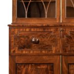 A late George III mahogany secretaire bookcase attributed to Gillows detail