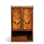 A French rosewood wall cabinet by G Durand closed