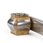 An Ottoman Empire parcel-gilt silver qalamdan detail s