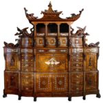 An important Orientalist exhibition cabinet, 1860