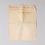 Emma, Lady Hamilton’s ‘orange blossom’ box letter signed