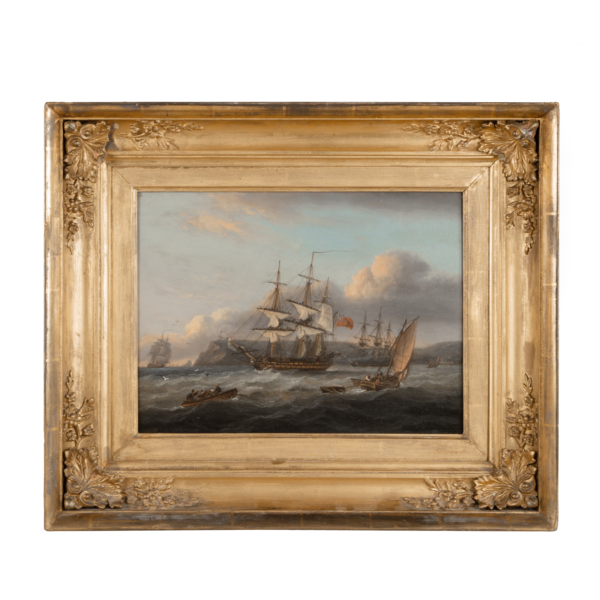 THOMAS LUNY (BRITISH, 1759-1837)  HMS Bellerophon