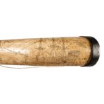 A sailor’s carved cow horn carving