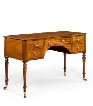 A Regency mahogany dressing table