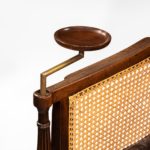 A Regency mahogany Bergère chair reading slide
