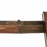 George III mahogany and plum pudding mahogany concertina action card table details